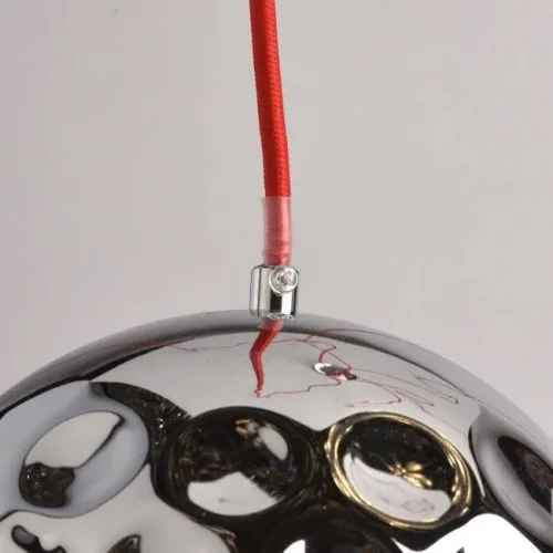 Светильник подвесной LED Котбус 492014406 MW-Light хром на 6 ламп, основание хром красное в стиле современный паук фото 8