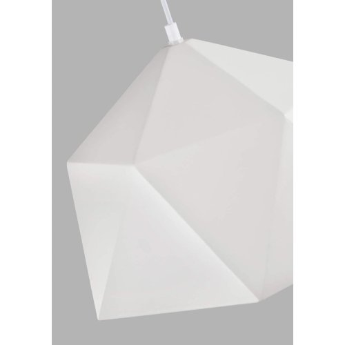 Светильник подвесной Genoa V10483-1P Moderli белый 1 лампа, основание белое в стиле скандинавский  фото 2