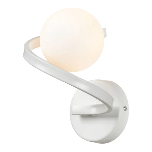 Бра Linn LSP-8872 Lussole белый на 1 лампа, основание белое в стиле современный  фото 2