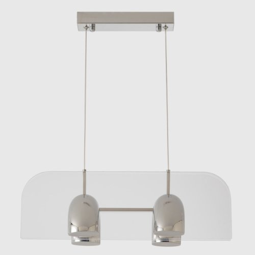 Светильник подвесной ЛЕД ELEMENT SP24W LED CHROME Crystal Lux белый на 1 лампу, основание хром в стиле лофт линейный фото 4