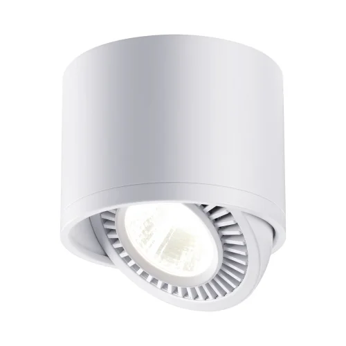 Светильник накладной LED Gesso 358813 Novotech белый 1 лампа, основание белое в стиле современный круглый фото 5