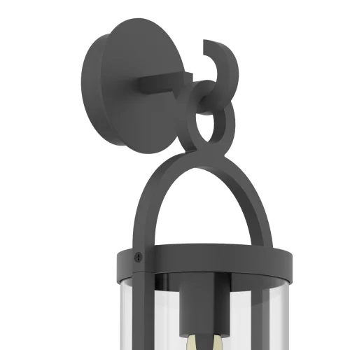 Настенный светильник Maya 6552 Mantra уличный IP54 чёрный 1 лампа, плафон прозрачный в стиле современный E27 фото 3