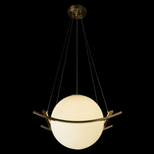 Светильник подвесной Swing 10424/300 LOFT IT белый на 1 лампу, основание бронзовое в стиле современный фото 2