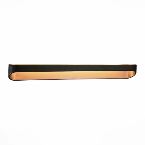 Бра LED Mensola SL582.411.01 St-Luce золотой на 1 лампа, основание золотое чёрное в стиле минимализм современный 