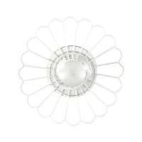 Бра Mimi 3780/1W Lumion прозрачный на 1 лампу, основание белое в стиле флористика 