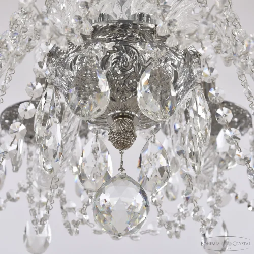 Люстра подвесная AL16302/8/195 CG Bohemia Ivele Crystal без плафона на 8 ламп, основание никель в стиле классический sp фото 2