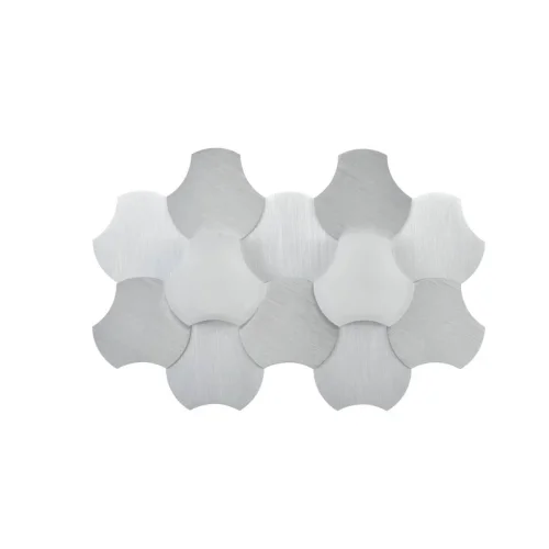 Бра LED Viva 441 VL8045W02 Vele Luce серебряный серый на 1 лампу, основание серебряное серое в стиле хай-тек 