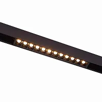 Трековый светильник магнитный LED Seide ST361.436.12 ST-Luce чёрный для шинопроводов серии Skyline 48