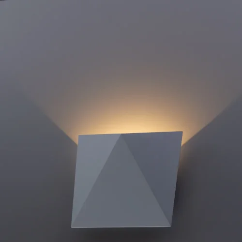 Бра LED Busta A1609AP-1WH Arte Lamp белый на 1 лампа, основание белое в стиле минимализм  фото 2