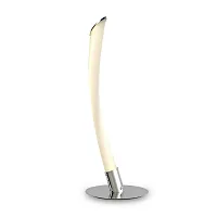 Настольная лампа LED Armonia 6729 Mantra белая 1 лампа, основание хром металл в стиле современный хай-тек 