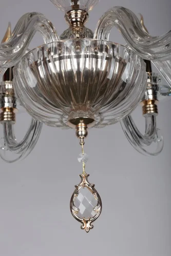 Люстра подвесная Ravenna OML-79203-06 Omnilux без плафона на 6 ламп, основание золотое в стиле классический  фото 4