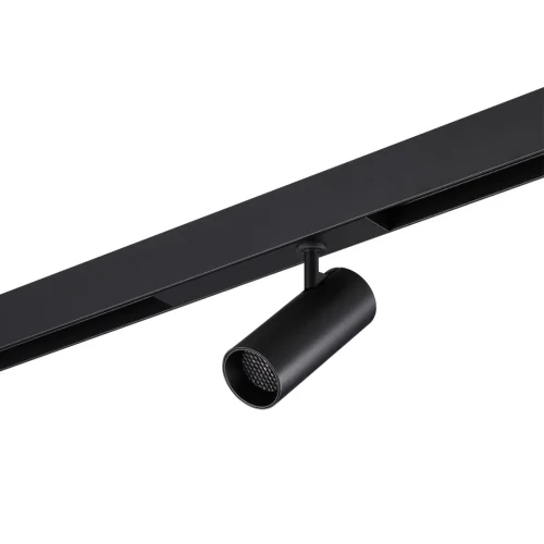 Трековый светильник LED с переключателем цветовой темперетуры Vector 359956 Novotech чёрный для шинопроводов серии Vector чёрный фото 7