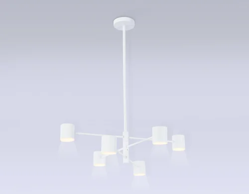 Светильник подвесной LED FL51711 Ambrella light белый 1 лампа, основание белое в стиле современный хай-тек  фото 4