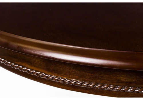 Стол раскладной Toskana 106 tobacco 1089 Woodville столешница коричневая из шпон фото 3
