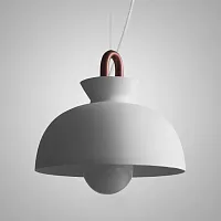 Светильник подвесной OMG COIL A Белый 185367-26 ImperiumLoft белый 1 лампа, основание медь в стиле современный скандинавский 