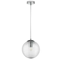Светильник подвесной Dissimo 804001 Lightstar прозрачный 1 лампа, основание хром в стиле арт-деко модерн 