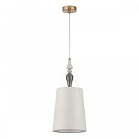 Светильник подвесной Homi 5040/1A Odeon Light бежевый 1 лампа, основание античное бронза в стиле современный 
