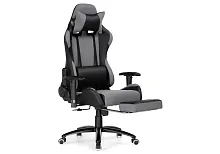 Компьютерное кресло Tesor black / gray 15468 Woodville, серый чёрный/искусственная кожа ткань, ножки/металл/чёрный, размеры - *1350***540*