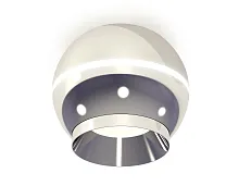 Светильник накладной Techno spot XS1104002 Ambrella light серебряный 1 лампа, основание серебряное в стиле модерн круглый