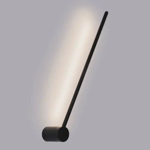 Бра LED Polis A2027AP-1BK Arte Lamp чёрный на 1 лампа, основание чёрное в стиле хай-тек минимализм  фото 2