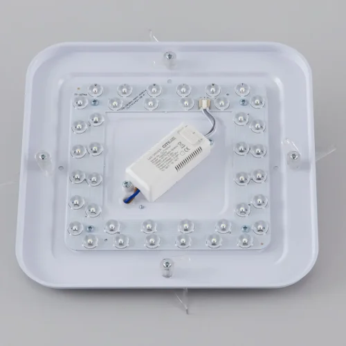 Светильник потолочный LED Симпла CL714K240V Citilux белый 1 лампа, основание белое в стиле современный квадраты фото 6