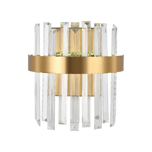 Бра LED LAMPS 81122/1W Natali Kovaltseva прозрачный на 1 лампа, основание золотое в стиле современный  фото 6