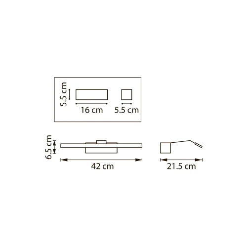 Подсветка для картин LED Muro 808687-4 Lightstar чёрная в стиле минимализм хай-тек современный фото 2