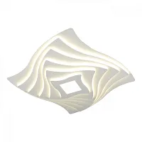 Светильник потолочный LED с пультом Benevello OML-07807-248 Omnilux белый 1 лампа, основание белое в стиле хай-тек с пультом квадраты