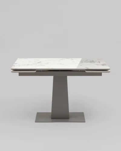 Стол Арнон 120-180/80/76, столешница МДФ16/керамика Cold jade УТ000040455 Stool Group столешница бежевая из керамика фото 6