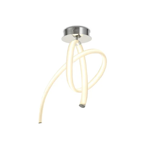 Светильник потолочный LED Armonia 6724 Mantra белый на 1 лампу, основание хром в стиле современный хай-тек 