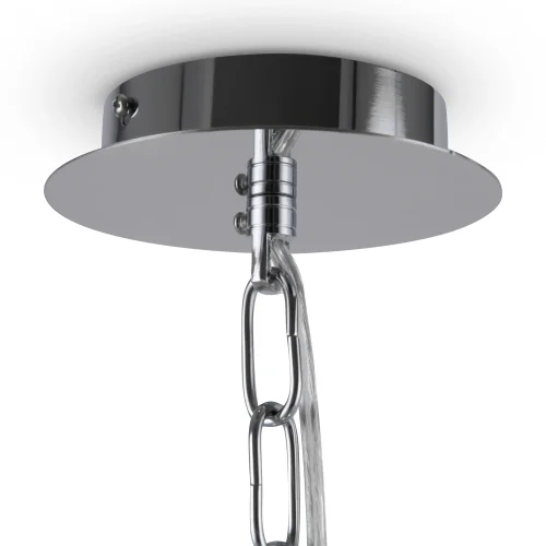 Люстра хрустальная Gelid MOD184-PL-04-CH Maytoni прозрачная на 4 лампы, основание хром в стиле современный фото 5