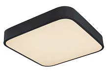 Светильник потолочный ЛЕД Линара (Leanara) 41755-24B Globo белый на 1 лампу, основание чёрное в стиле хай-тек современный квадраты