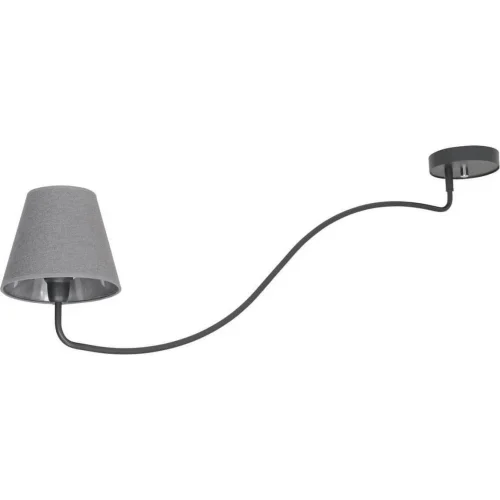 Светильник подвесной Swivel Graphite 6550-NW Nowodvorski серый на 1 лампу, основание серое в стиле скандинавский 