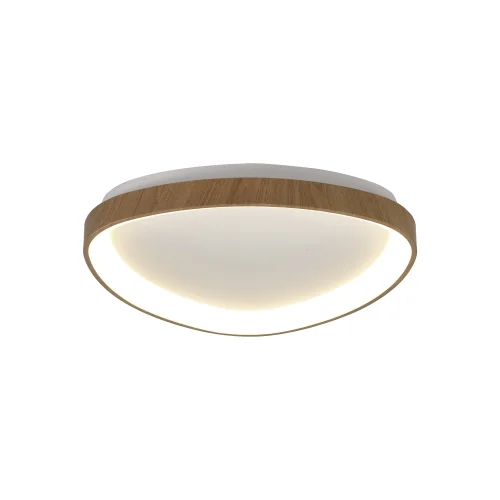 Светильник потолочный LED Niseko 8055 Mantra белый 1 лампа, основание коричневое белое бежевое в стиле современный 