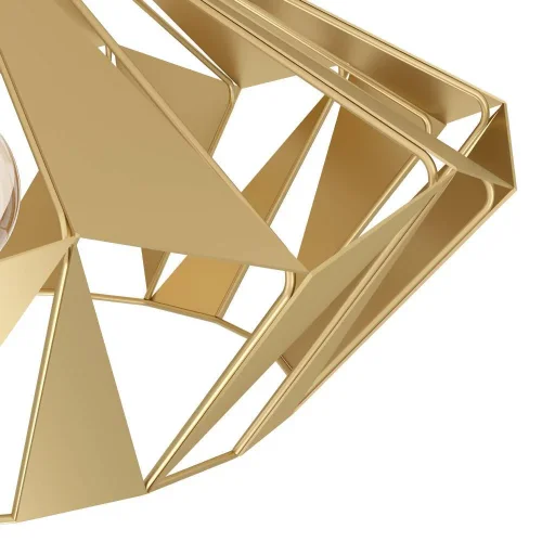 Светильник потолочный Carlton 43908 Eglo золотой 1 лампа, основание золотое в стиле лофт современный  фото 5