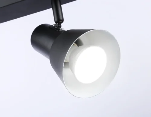Спот с 2 лампами TA13117 Ambrella light чёрный GU10 в стиле хай-тек современный  фото 6