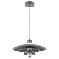 Светильник подвесной LED Erbareo 799019 Lightstar серый на 1 лампу, основание серое в стиле лофт современный 