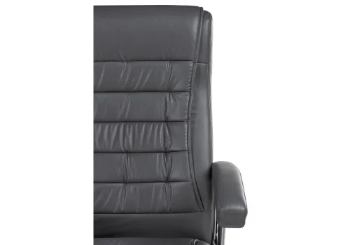 Компьютерное кресло Idon light gray 15252 Woodville, серый/искусственная кожа, ножки/металл/хром, размеры - *1250***650*710 фото 7