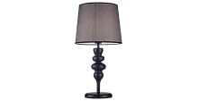 Настольная лампа BRISTOL T897.1 Lucia Tucci чёрная 1 лампа, основание чёрное металл в стиле современный 