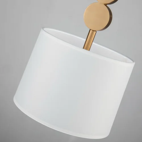 Светильник подвесной Roshe 2624-1P Favourite белый 1 лампа, основание латунь в стиле кантри современный  фото 6