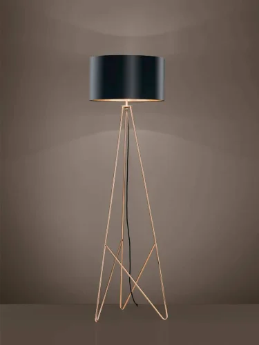 Торшер напольный CAMPORALE 39229 Eglo на треноге медь чёрный на 1 лампу, основание медь красное в стиле современный классический фото 2 Торшер напольный CAMPORALE 39229 Eglo на треноге медь чёрный на 1 лампу, основание медь красное в стиле современный классический фото 2