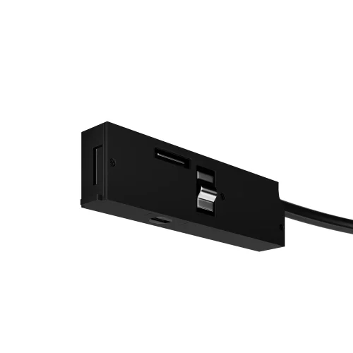 Ввод питания Magnetic track system Levity TRA184B-1B-100 Maytoni чёрный в стиле хай-тек современный для светильников серии Magnetic track system Levity levity магнитная