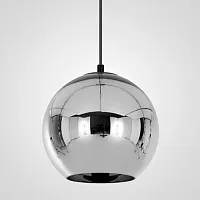 Светильник подвесной Copper Shade Chrome D35 182683-22 ImperiumLoft хром 1 лампа, основание хром в стиле арт-деко современный 