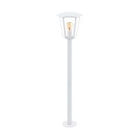 Парковый светильник Monreale 98118 Eglo уличный IP44 белый 1 лампа, плафон прозрачный в стиле современный E27
