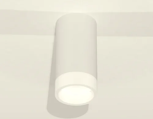 Светильник накладной XS8161002 Ambrella light белый 1 лампа, основание белое в стиле хай-тек круглый фото 2