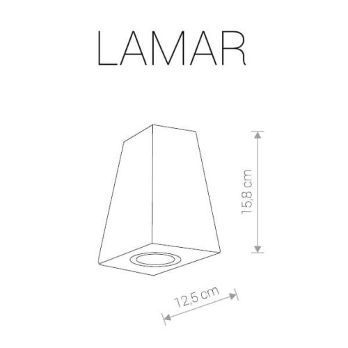 Настенный светильник Lamar 9553-NW Nowodvorski уличный IP44 серый 2 лампы, плафон серый в стиле современный GU10 фото 2