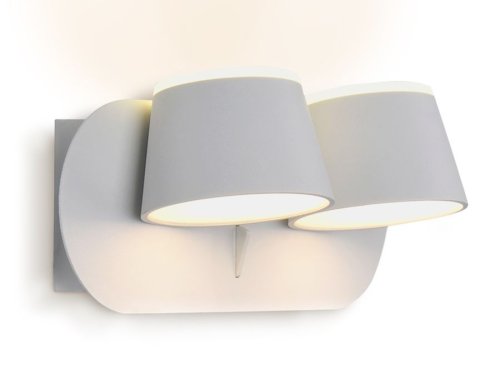 Бра с выключателем LED Sota FW171 Ambrella light белый на 2 лампы, основание белое в стиле хай-тек современный 