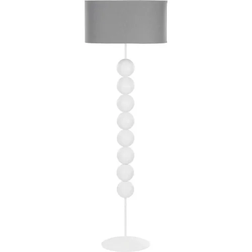 Торшер Edith 6332-NW Nowodvorski  серый 1 лампа, основание белое в стиле современный
