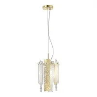 Светильник подвесной Scolare SL1636.203.01 ST-Luce золотой белый 1 лампа, основание золотое в стиле современный 