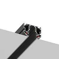 Шинопровод магнитный встраиваемый в натяжной потолок Skyline 48 ST039.429.00 ST-Luce чёрный в стиле хай-тек для светильников серии Skyline 48 шинопровод натяжной потолок магнитный